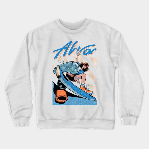 Alva Grind Light Crewneck Sweatshirt by Dark Boogie